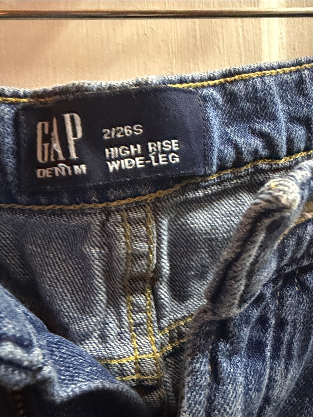 GAP Factory High Rise Wide Leg Jean - Picture 4 of 4